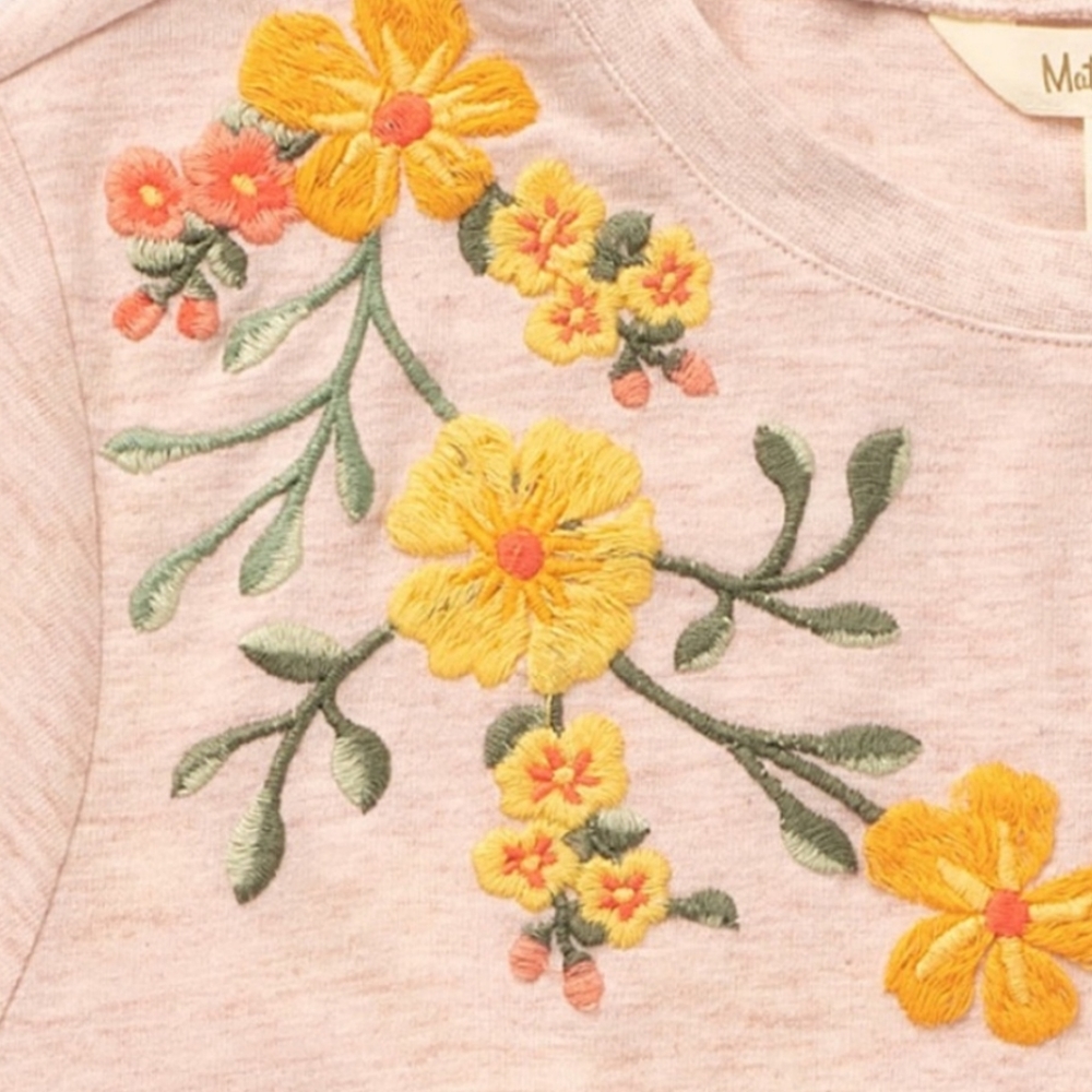 NWT Matilda Jane Everything Embroidered Tee - Picture 3 of 3